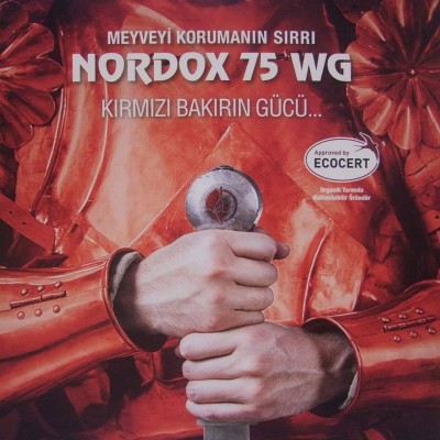 NORDOX 75 WG Organik Tarıma Uygunluk Sertifikası Yenilendi